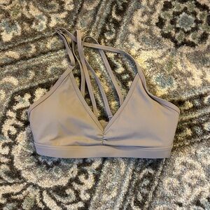 YEOREO Workout Sports Bras, Size Small, Oatmeal Color